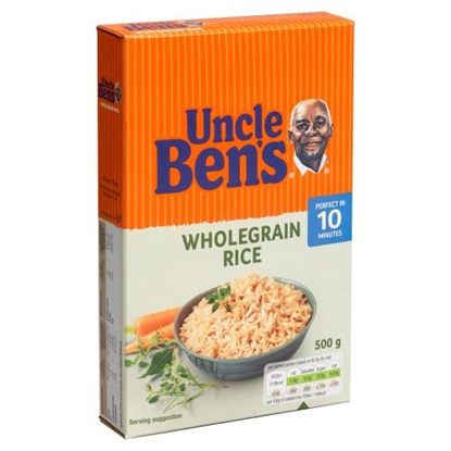 Picture of UNCLE BENS WHOLEGRAIN RICE 500G